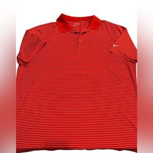 Nike Golf performance stripped polo shirt 2XL